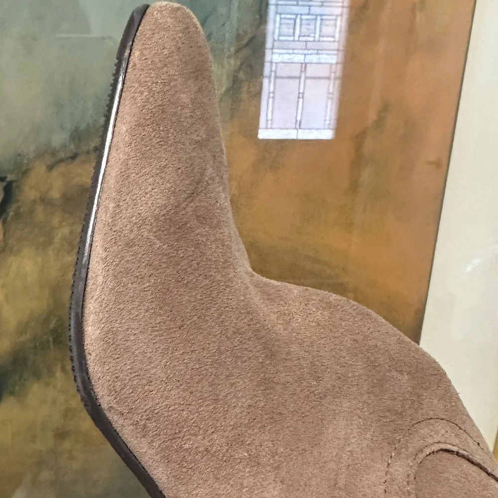 🌸BORN🌸 Tenor Waterproof Knee High Suede Boot Size: 6M